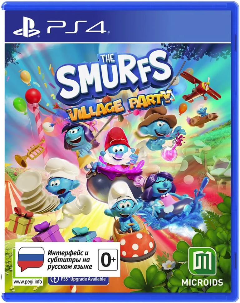 Игра The Smurfs: Village Party (PS4) Русские Субтитры