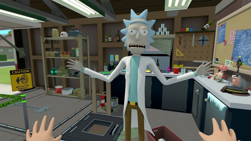 Игра Rick and Morty: Virtual Rick-ality (PS4) б/у, Полностью Английский