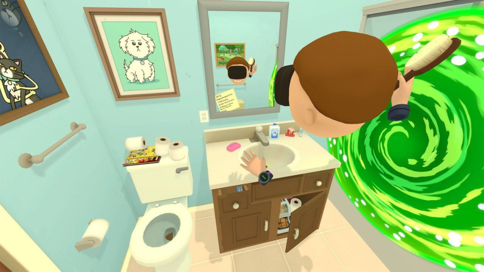 Игра Rick and Morty: Virtual Rick-ality (PS4) б/у, Полностью Английский