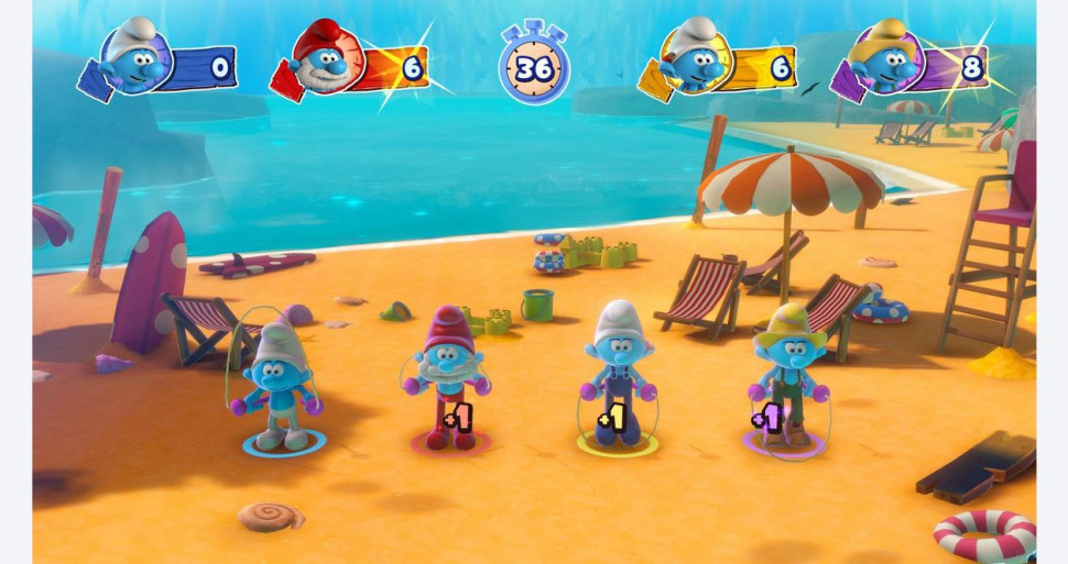 Игра The Smurfs: Village Party (PS5) б\у, Русские Субтитры