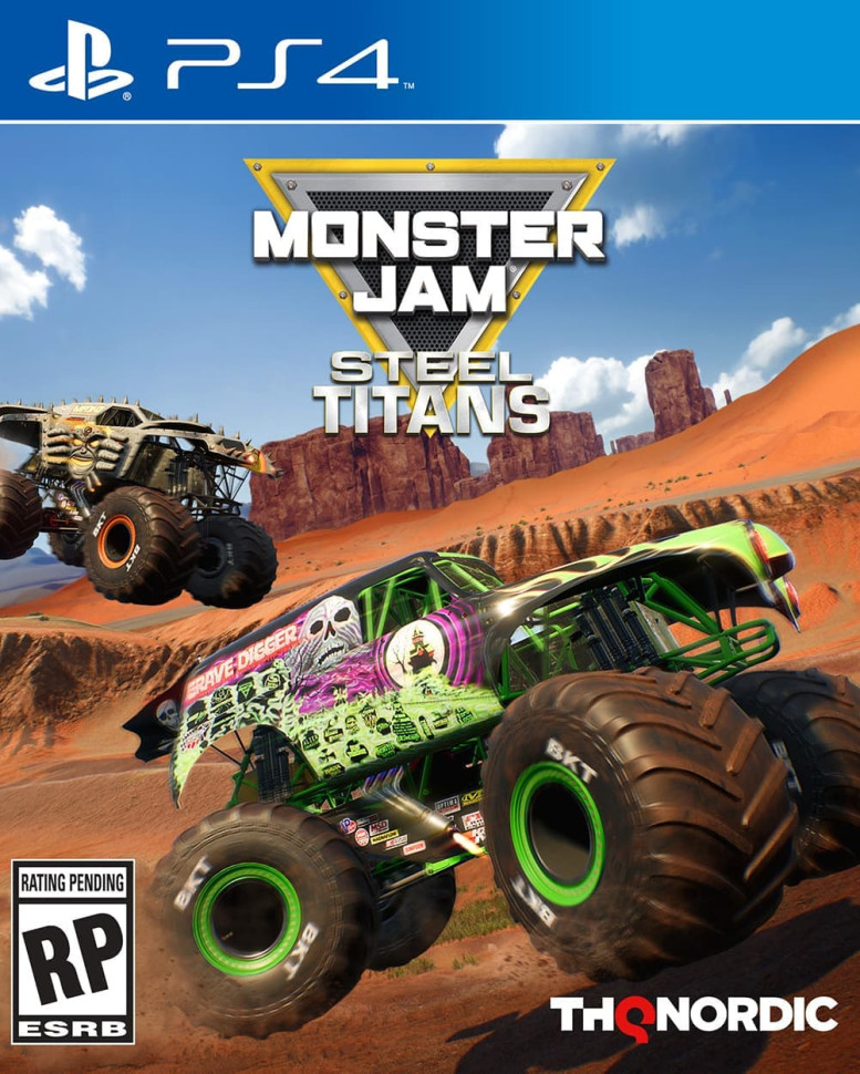Игра Monster Jam Steel Titans (PS4) б/у, Русские Субтитры купить за 1499.0000