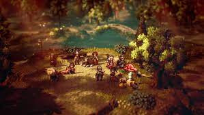 Игра Octopath Traveler II (PS4) б/у, Полностью Английский