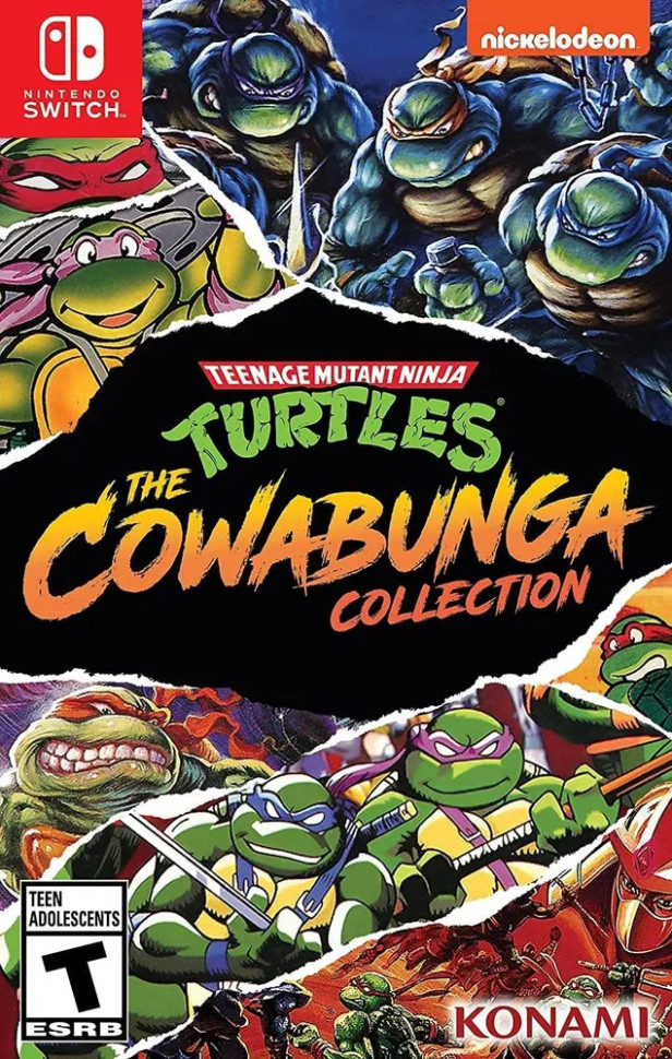 Игра Teenage Mutant Ninja Turtles: The Cowabunga Collection (Nintendo Switch) б/у, Полностью Английский