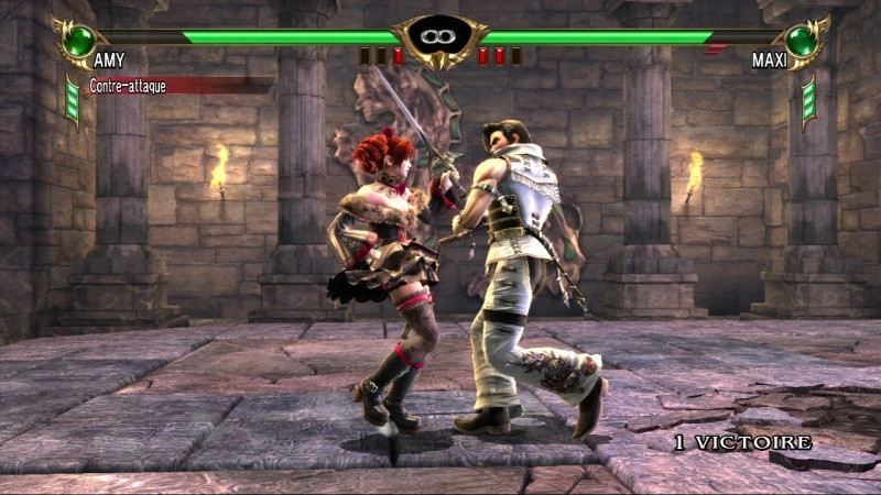Игра Soulcalibur 4 (Xbox 360) б/у, Полностью Английский