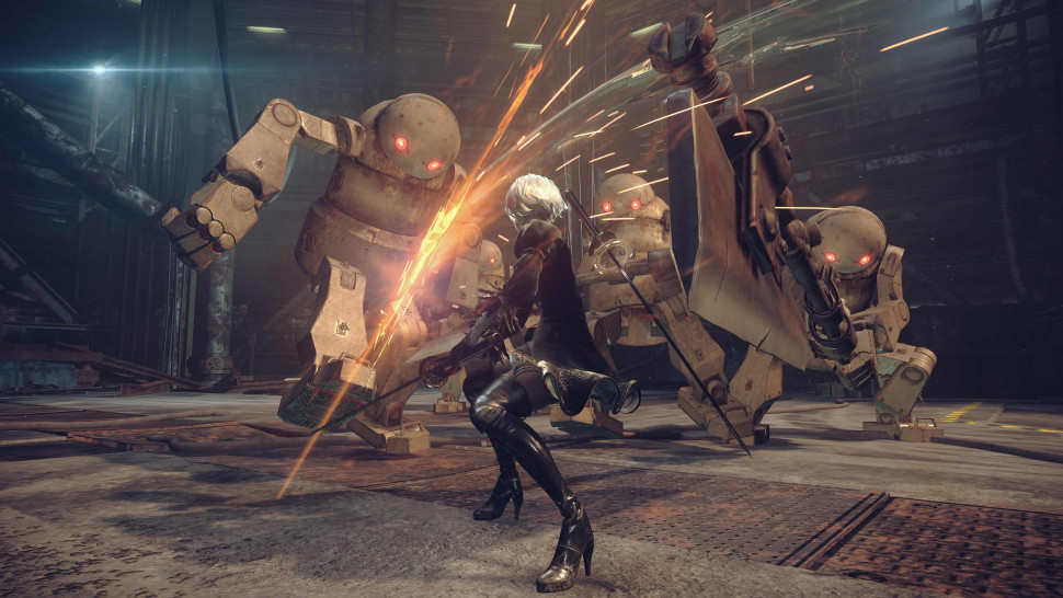 Игра NieR: Automata. Издание первого дня (PS4) б/у, Полностью Английский