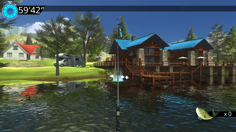 Игра Legendary Fishing (Nintendo Switch) б/у, Полностью Английский