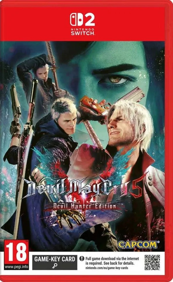 Игра Devil May Cry 5: Devil Hunter Edition (Nintendo Switch 2) Субтитры на русском