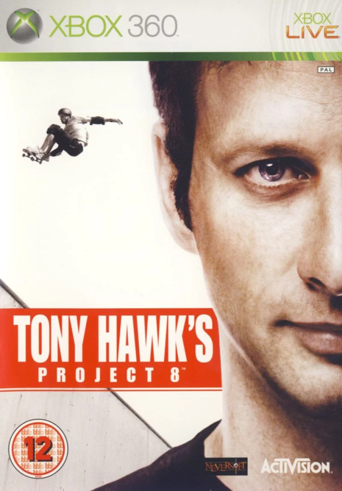 Игра Tony Hawk's Project 8 (Xbox 360) б/у, Полностью Английский купить за 999.0000