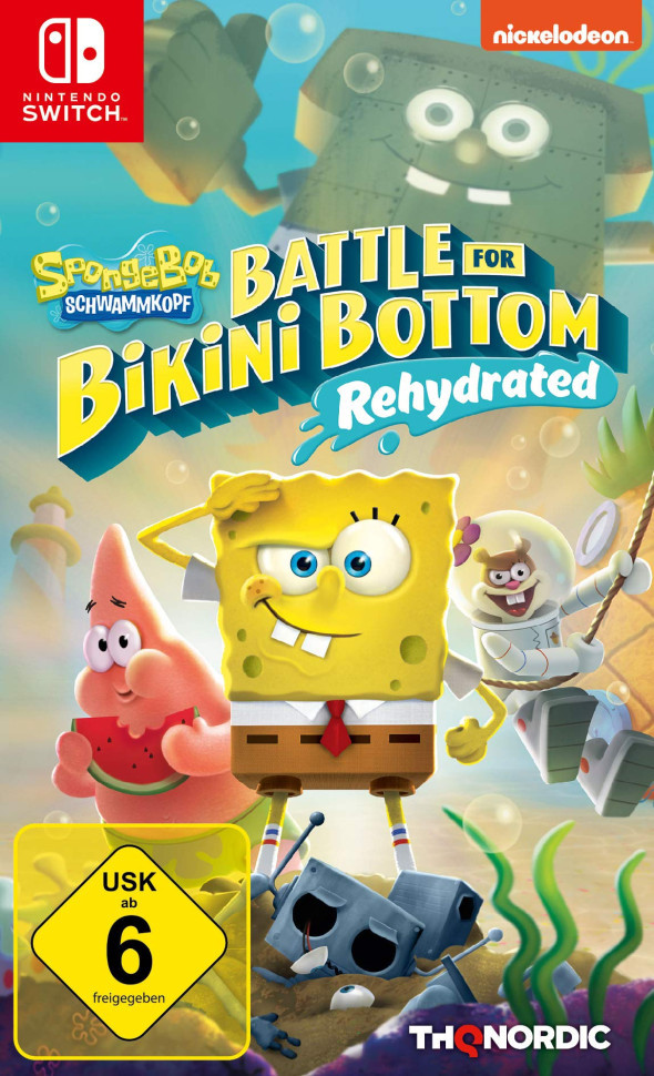 Игра SpongeBob SquarePants: Battle For Bikini Bottom – Rehydrated (Nintendo Switch) Русские Субтитры