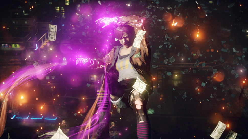 Игра inFamous: Первый свет (PS4) б/у, Полностью Русский