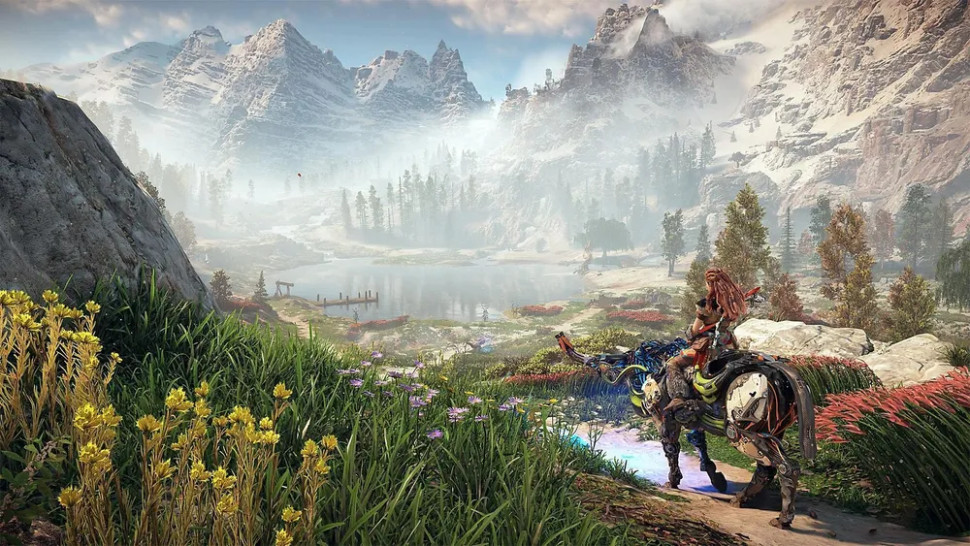 Игра Horizon Zero Dawn Remastered (PS5) б\у, Полностью На Русском