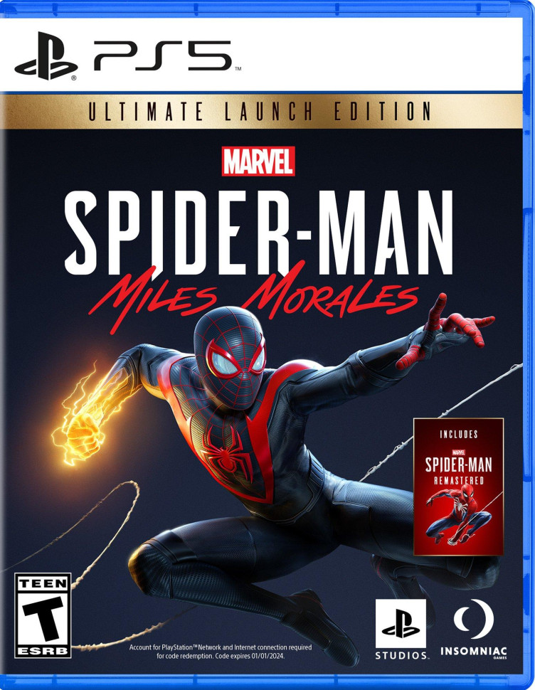 Игра MARVEL Человек-Паук: Майлз Моралес Ultimate Edition (PS5) б/у, Полностью Русский купить за 3999.0000