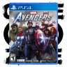 Игра Мстители Marvel (PS4) б/у, Полностью Русский