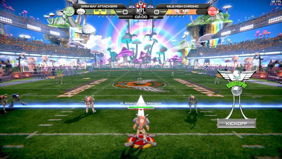 Игра Mutant Football League (PS4) б/у, Полностью Английский