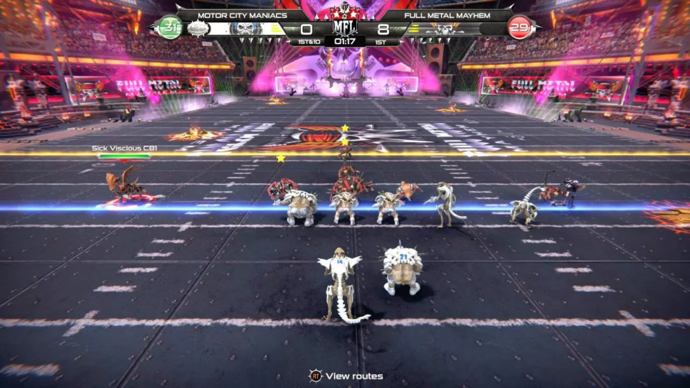 Игра Mutant Football League (PS4) б/у, Полностью Английский