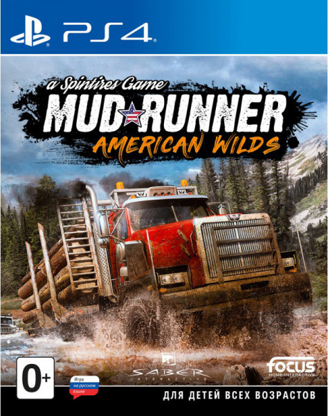 Игра Spintires: MudRunner American Wilds (PS4) б/у, Полностью Русский