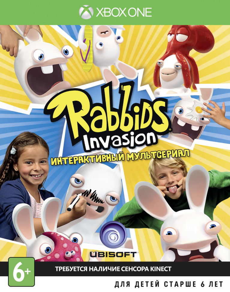 Игра Rabbids Invasion (Xbox one) б/у, Полностью Русский