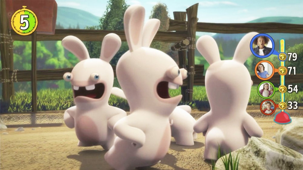Игра Rabbids Invasion (Xbox one) б/у, Полностью Русский