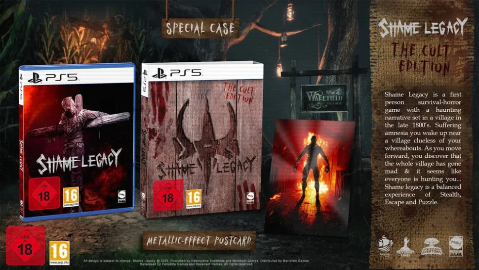 Игра Shame Legacy The Cult Edition (PS5) Полностью Английский