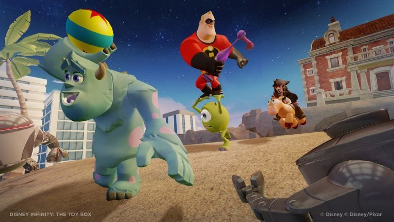 Игра Disney Infinity (Xbox 360) б/у Starter pack, Полностью Русский