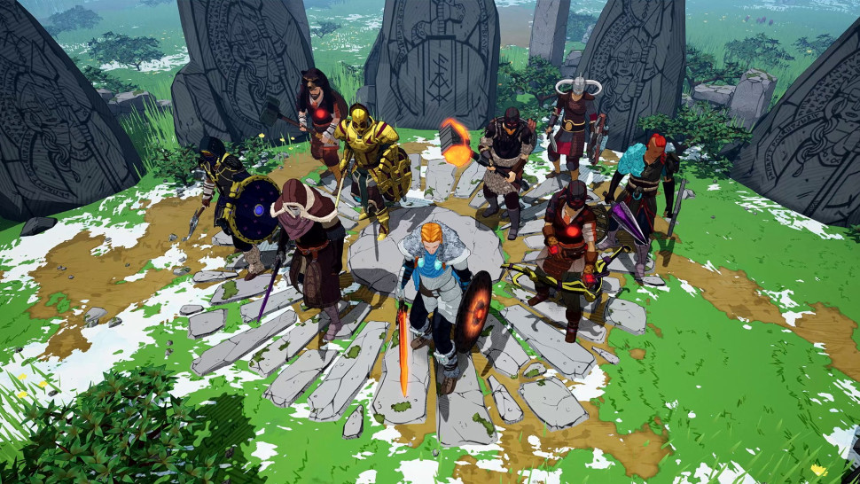 Игра Tribes of Midgard - Deluxe Edition (PS4) б/у, Полностью Английский