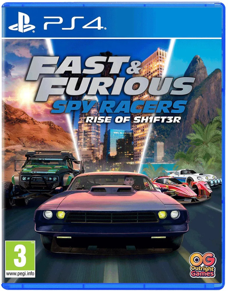 Игра Fast and Furious: Spy Racers Rise of SH1FT3R (PS4) б/у, Русские Субтитры купить за 1499.0000