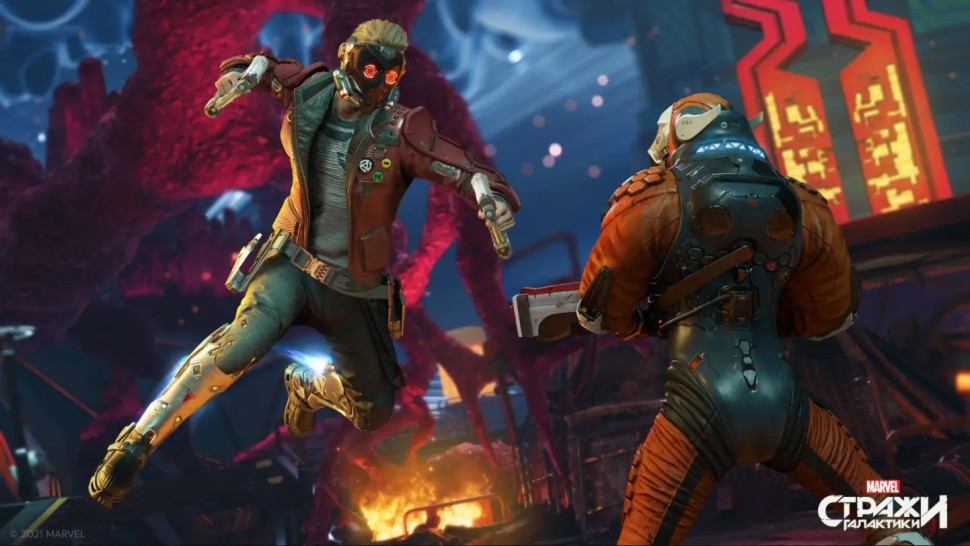 Игра Стражи Галактики Marvel (Xbox One) Полностью Русский