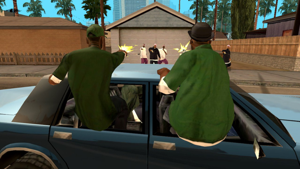 Игра Grand Theft Auto: San Andreas (PS3) б/у, Полностью Английский