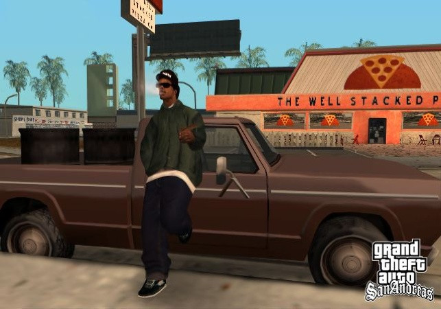 Игра Grand Theft Auto: San Andreas (PS3) б/у, Полностью Английский