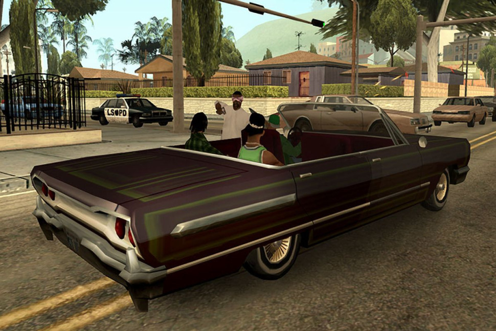 Игра Grand Theft Auto: San Andreas (PS3) б/у, Полностью Английский