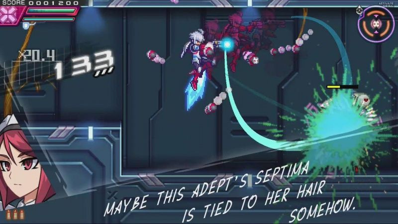 Игра Azure Striker Gunvolt: Striker Pack (PS4) б/у, Полностью Английский