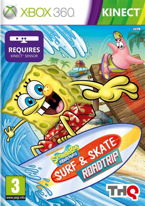 Игра Spongebob: surf & skate roadtrip (Xbox 360) б/у, Полностью Английский купить за 1999.0000