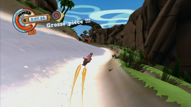 Игра Spongebob: surf & skate roadtrip (Xbox 360) б/у, Полностью Английский