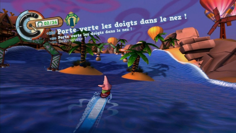 Игра Spongebob: surf & skate roadtrip (Xbox 360) б/у, Полностью Английский