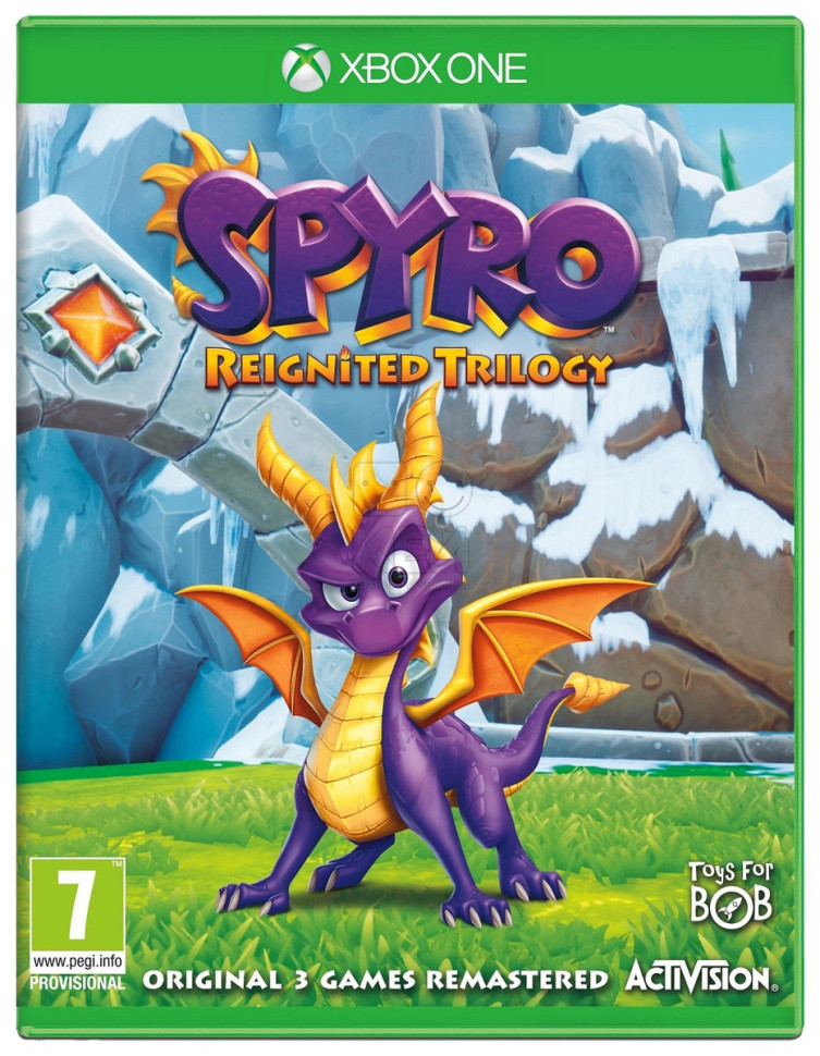 Игра Spyro Reignited Trilogy (Xbox one) б/у, Полностью Английский