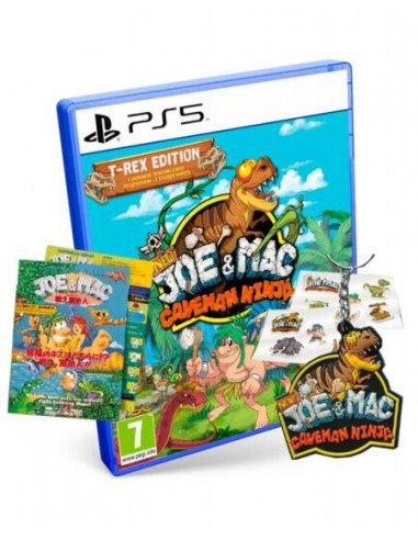 Игра New Joe & Mac - Caveman Ninja  T-Rex Edition (PS5) б/у, Русские Субтитры купить за 1999.0000