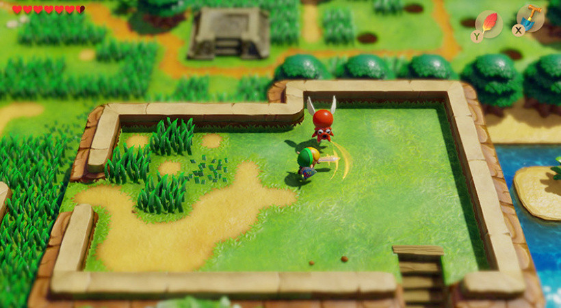 Игра The Legend of Zelda: Link's Awakening (Nintendo Switch) б/у, Русские Субтитры