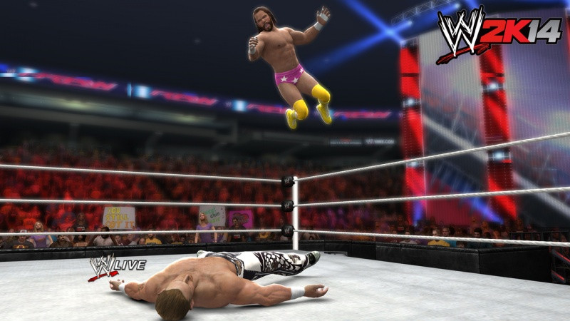 Игра WWE 2K14 (Xbox 360) б/у, Полностью Английский