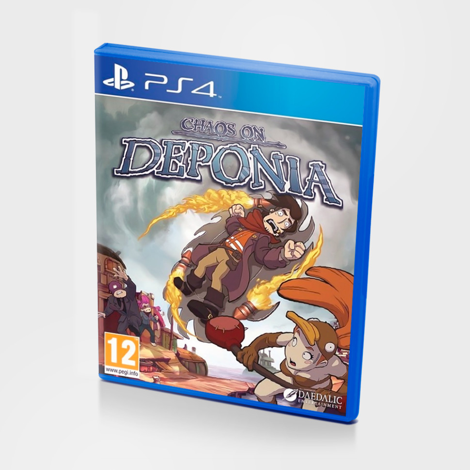 Игра Chaos on Deponia (PS4) б/у, Русские Субтитры купить за 1399.0000