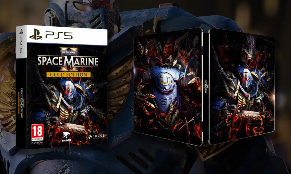 Игра Warhammer 40,000 Space Marine 2 Gold Edition (PS5) Полностью Русский