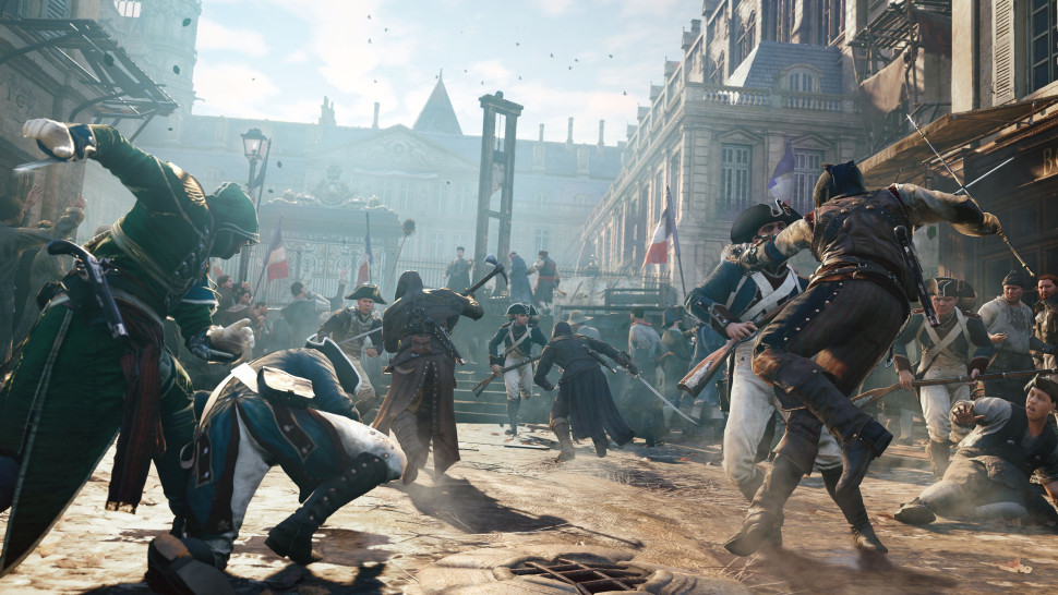 Игра Assassin's Creed: Единство. Специальное издание (PS4) б/у, Полностью Русский