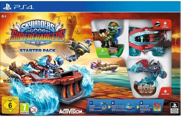 Игра Skylanders SuperChargers: Стартовый набор (PS4) б/у, Полностью Английский купить за 2999.0000