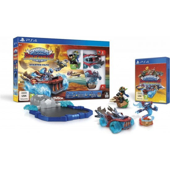 Игра Skylanders SuperChargers: Стартовый набор (PS4) б/у, Полностью Английский