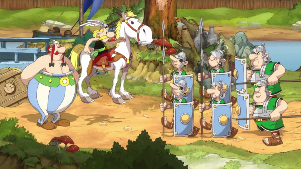 Игра Asterix & Obelix: Slap Them All! 2 (PS4)  б/у, Полностью Английский