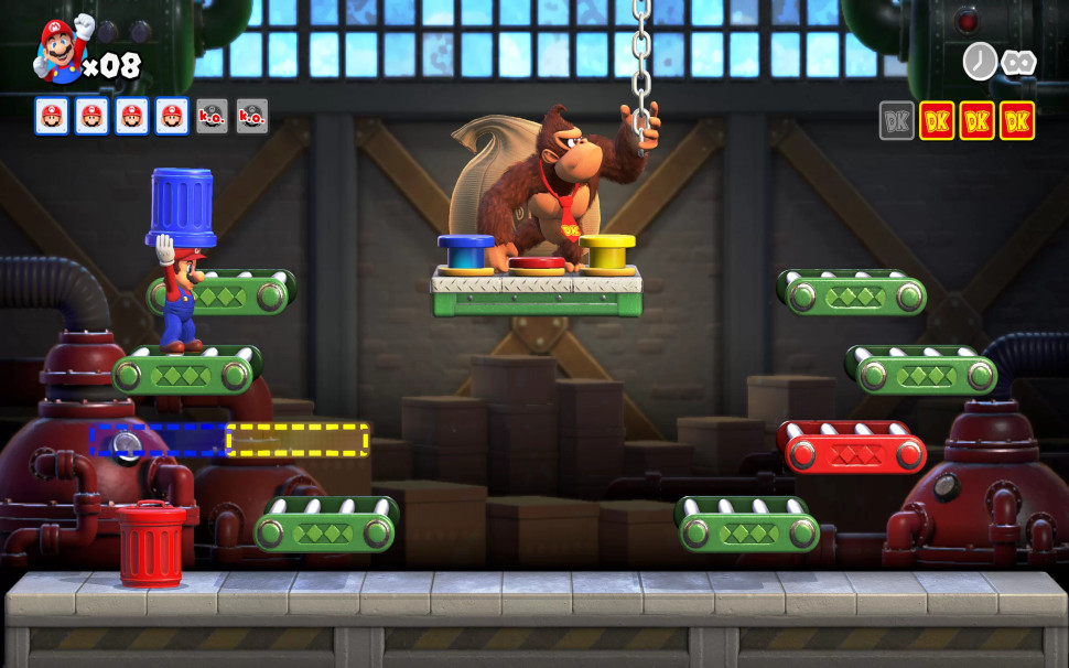 Игра Mario vs. Donkey Kong (Nintendo Switch) б/у, Полностью На Английском
