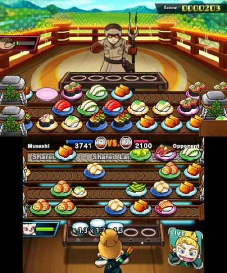 Игра Sushi Striker: The Way of Sushid (Nintendo Switch) б/у, Полностью Английский