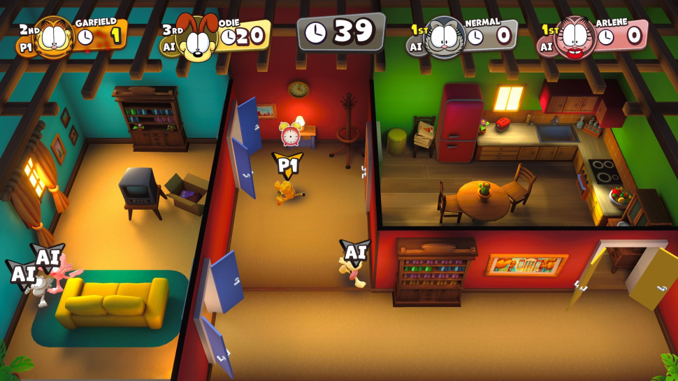 Игра Garfield Lasagna Party (PS4) Русские Субтитры
