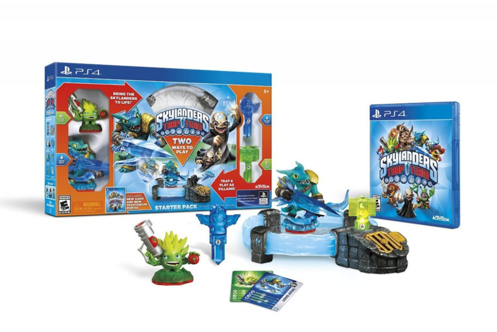 Игра Skylanders: Trap Team Стартовый Набор (PS4) б/у, Полностью Английский