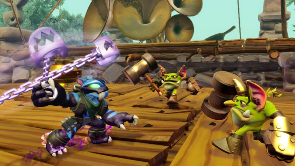 Игра Skylanders: Trap Team Стартовый Набор (PS4) б/у, Полностью Английский