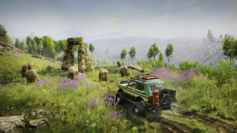 Игра Expeditions: A MudRunner Game (PS4) б/у, Русские Субтитры